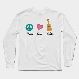 Ukulele Uke Music Gift Long Sleeve T-Shirt